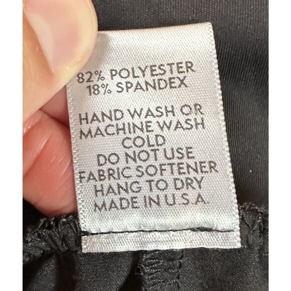 Five Dance Women’s Bow Joggers Pants Size Medium Black Tie Waist Pull On - Picture 4 of 8